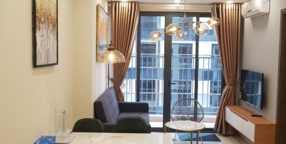 Cho thuê CHCC giá bình dân tại 18 Pham Hùng, 2pn full đồ