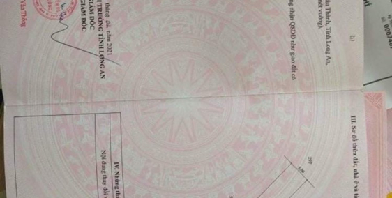 Kẹt nợ ngân hàng bán gấp lô đất 150m2 huyện Châu thành, Long An