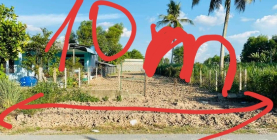 Gần UBND xã. Xe tải chạy thoải mái. Thuận tiện làm nhà vườn, xưởng