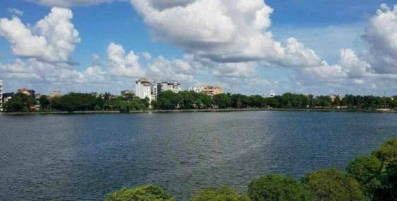 Bán đất mặt đường đôi Thanh Niên, view Hồ Bạch Đằng, TP HD, 64m2, mt 4m, siêu VI