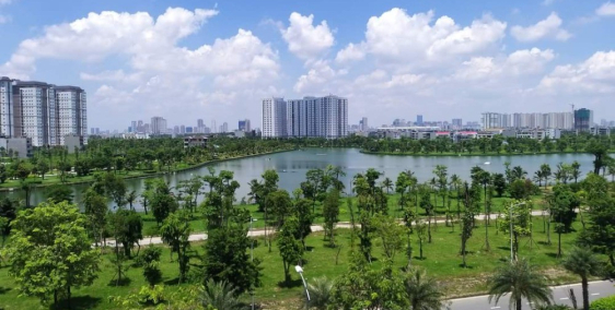 Chính chủ bán căn hộ full đồ view hồ tại tòa HH02 2A Khu đô thị Thanh Hà. Giá cự