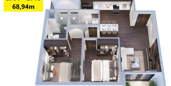 BÁN CĂN GÓC ĐẸP NHẤT TẠI DỰ ÁN LAVENDER GARDEN 176 ĐỊNH CÔNG, HOÀNG MAI.