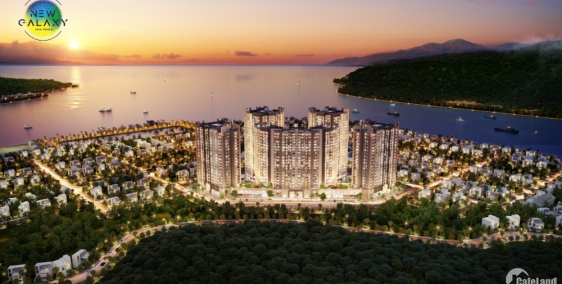 New Galaxy Nha Trang - lưng tựa núi Cảnh Long, mặt hướng biển