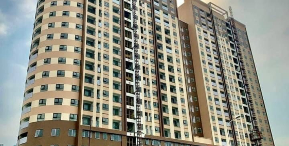 Chung cư Tây Hồ River View ngắm sông Hồng, cầu Nhật Tân và Thăng Long.