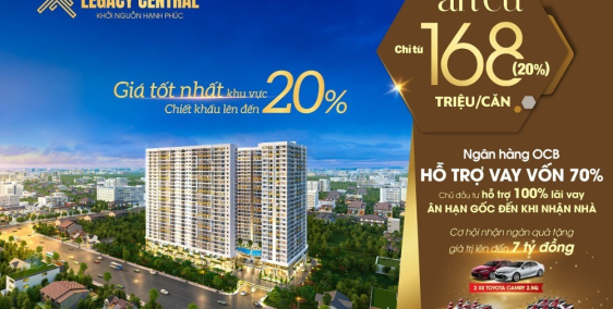 Mở booking căn hộ ngay tp thuận an-bình dương. giá chỉ từ 900 triệu/căn pháp lý