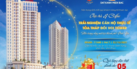 Mở bán chung cư VCI Tower – Biểu tượng sống mới tại thành phố Vĩnh Yên.