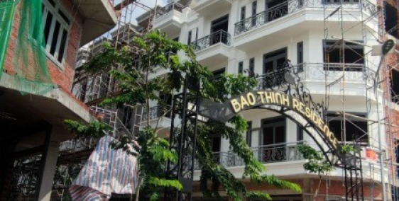 Nhà phố Bảo Thịnh 1 trệt 4 lầu có thang máy 4x15 shr mt Hà Huy Giáp, Quận 12