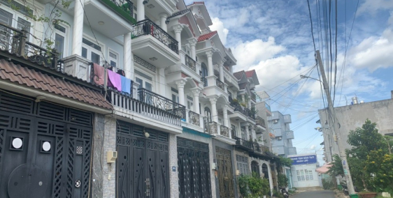 nhà phố KDC đồng bộ HBC đường xe hơi 7m di chuyển ra PVĐ chỉ 3p,dt 62m2- 6,8 tỷ