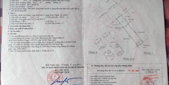 nhà MT nơ trang long bình thạnh