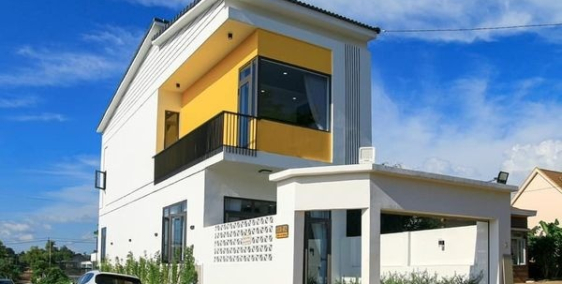 Nhà 2 Tầng đầy đủ công năng hiện đại góc 2mặt tiền ở thôn 6 Cưebua 2.85 tỷ