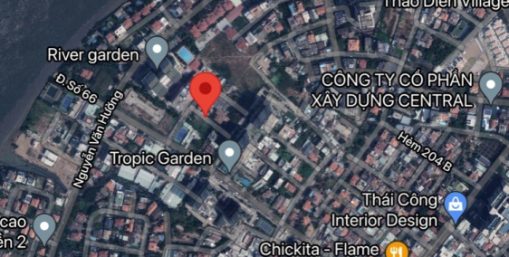 Bán đất phường Thảo Điền Quận 2 . Diện tích 322m2 mảnh đất rất đẹp xây biệt thự