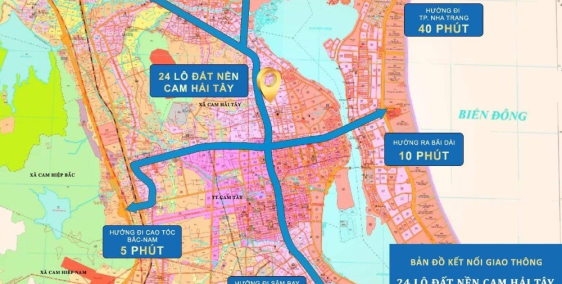 Bán Đất TT Cam Lâm, Ven Biển Bãi Dài, View Mặt Đầm Thủy Triều, Giá F0 Thấp Nhất