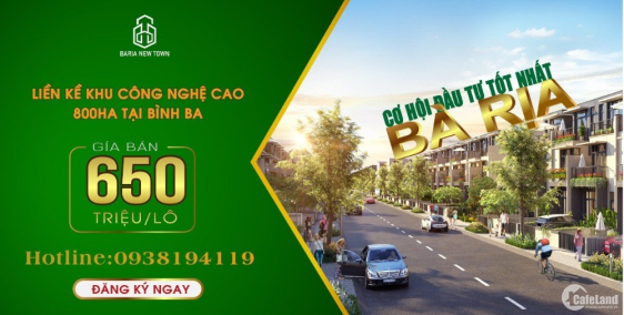 Đất Nền Gần Các Khu Công Nghiệp Huyện Châu Đức Thuộc Xã Đá Bạc BRVT
