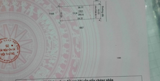ĐẤT MT ĐƯỜNG NHỰA, THỔ CƯ 100%, SỔ HỒNG CHÍNH CHỦ BAO SANG TÊN.