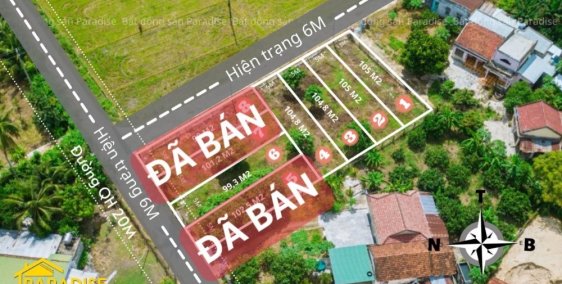 Sở Hữu Ngay Lô Đất Xã Diên Thọ Mặt Tiền  Đường QH 20M - Full Thổ Cư - Chỉ 500Tr