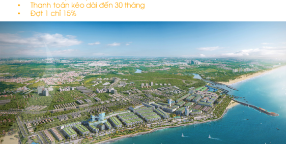 Đất nền ven biển Lagi New City giá tốt, sổ đỏ sỡ hữu lâu dài, thanh toán 30tháng