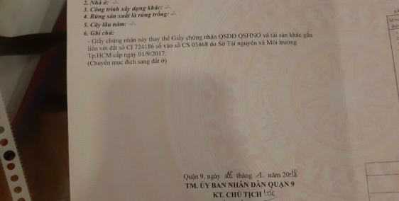 Bán 370m đất mặt tiền đường Cầu xây phường Tân Phú giá 20 tỷ