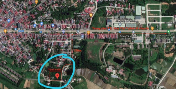 Qúa tốt để đầu tư dt 283m- 4,7tr View mặt ao-trung tâm phường Xuân Khanh