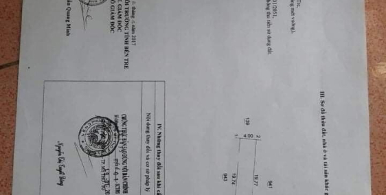 Đất tư giá rẻ, Đất Bến Tre giá rẻ gần quốc lộ 57B, gần lộ điệp