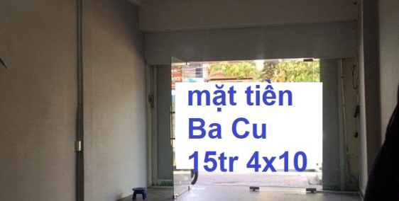 Tôi cho thuê mặt bằng đường Ba Cu, Vũng Tàu buôn bán tốt