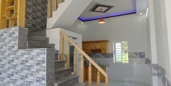 Bán nhà mới xây,1 trệt, 1 lầu, 2pn, 2wc, đường rộng thông thoáng chỉ 750tr