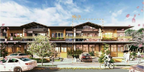 Nhà phố khu dự án suối nước nóng Bình Châu - Osen