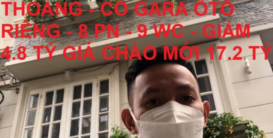 Bán Biệt thự 5 tầng Hồ Biểu Chánh 84m2 giảm 4.8 tỷ chỉ còn 17.2 tỷ