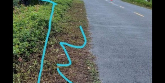 Đất mặt tiền Quốc lộ 57C 514m2 có thổ cư,Quới thành,Châu thành,BT