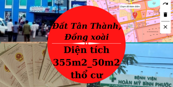 HOT !!! đất Tân Thành Đồng Xoài, Giá Đầu tư, sổ sẵn