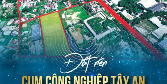 Đất nền cụm công nghiêp tây an view công viên gia chỉ 6tr/m lh ngay 0974162152