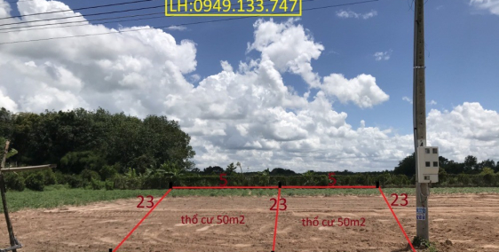 Đất gần ngay KCN HIỆP THẠNH 115mv giá chỉ 300 triệu/ hết đất