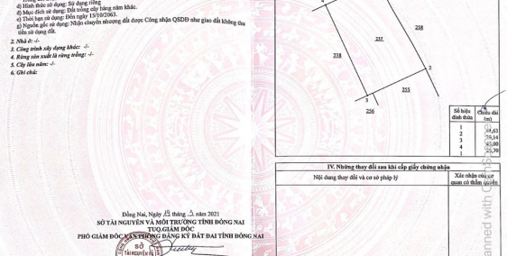 Bán lô đất diện tích lớn (1227m2) xã Phước Khánh, Nhơn Trạch, 1.6tr/m