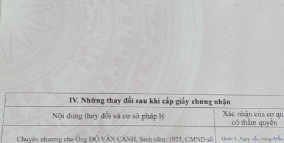 Lô đất thổ cư SHR phường phú hữu giá 2ty5