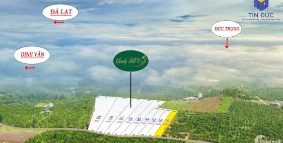 bán đất nghỉ dưỡng ngay thị trấn đinh văn với view đẹp