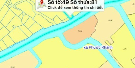 bán đất phú đông , diện tích 1226m2 , mặt tiền sông lớn