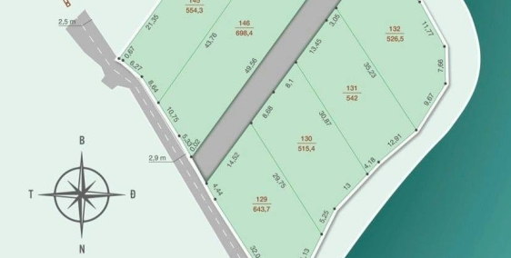 Bán Đất View Sông, Thích hợp Đầu Tư giá từ 2,48tỷ/515m2