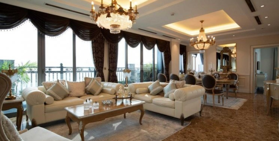 Căn góc VIP D'. Palais Louis ban công cực rộng nhìn trực hiện hồ công viên NĐ