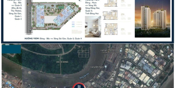 Căn hộ cao cấp Quận 7 view triệu đô 3 mặt sông SG-tặng 1 năm phí quản lý, ck 1%