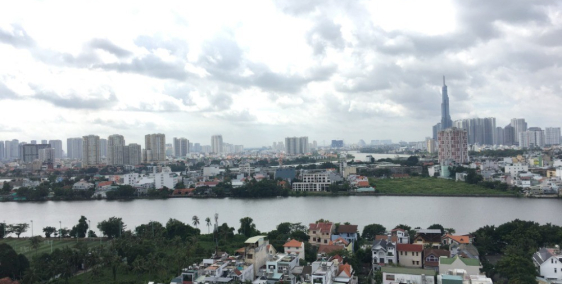 Bán căn hộ 90 m2 , 3PN , tầng 17 view sông, giá 2.9 tỷ, Ngay Gigamal Thủ Đức.