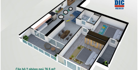 Bán Căn Hộ cao cấp 2 Phòng Ngủ Tại  chung cư Gateway Vũng Tàu