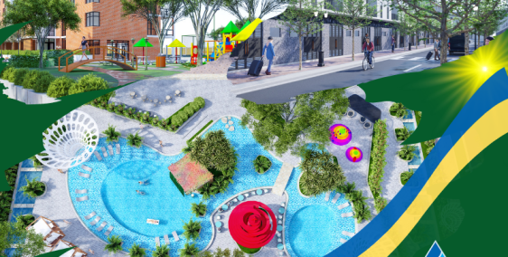 SHOPHOUSE THÁP CHÀM XANH MẶT TIỀN ĐƯỜNG BÁC ÁI 13TR/M2