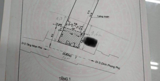 Hàng thơm nhà cấp 4 MT đường số giá 6ty