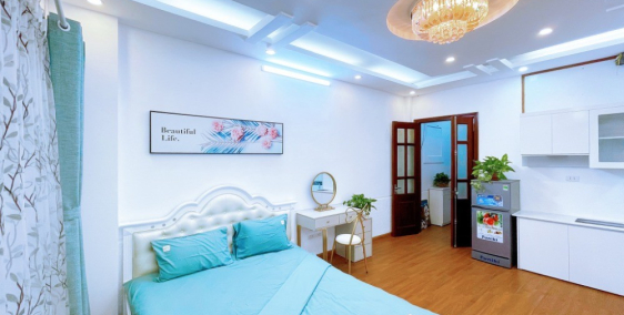 Nhà Mỹ Đình đối diện cấp 3, 55m2, 5 tầng, MT 4.2m, dòng tiền trên 45tr/tháng.