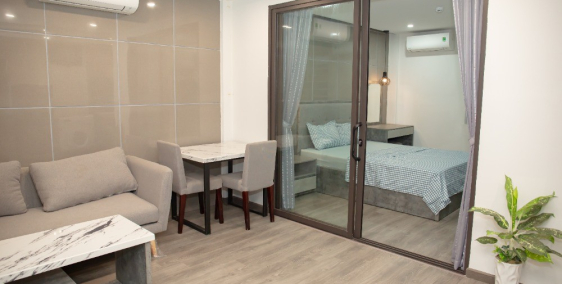 Cho thuê căn hộ 1 phòng ngủ gần cầu sông Hàn.