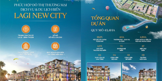 Đất nền mặt biển Lagi New City Bình Thuận
