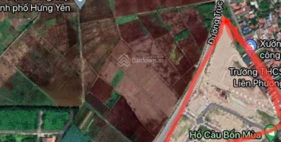 Lô đất đấu giá vừa trúng thầu đối diện Vincom Hưng Yên