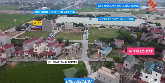 BÁN ĐẤT NỀN THÔN AN HÒA _ XÃ ĐOAN BÁI - HIỆP HÒA - BẮC GIANG