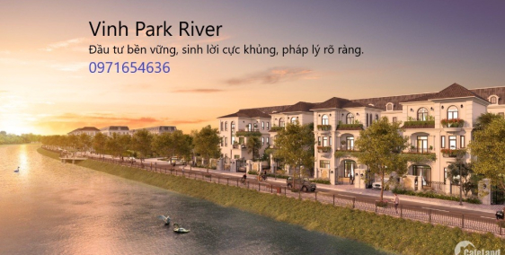 Tham gia đầu tư dự án Vinh Park River tiềm năng sinh lời cao, giá tốt, tiện ích