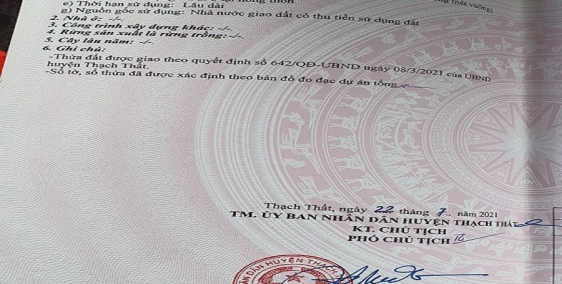 Chính chủ bán đất đấu giá xã Đại Đồng,Huyện Thạch Thất, Hà Nội