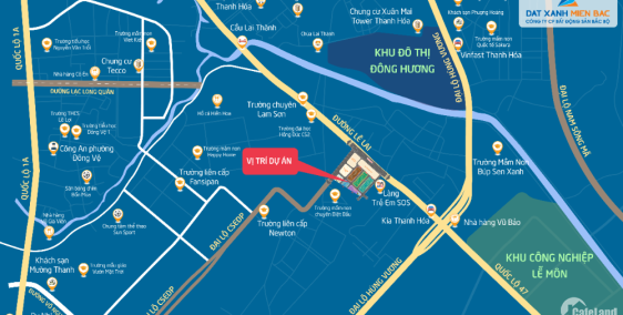 Đất nền có sổ đỏ đại lộ CESP bên cạnh khu ao sen, TP Thanh Hoá